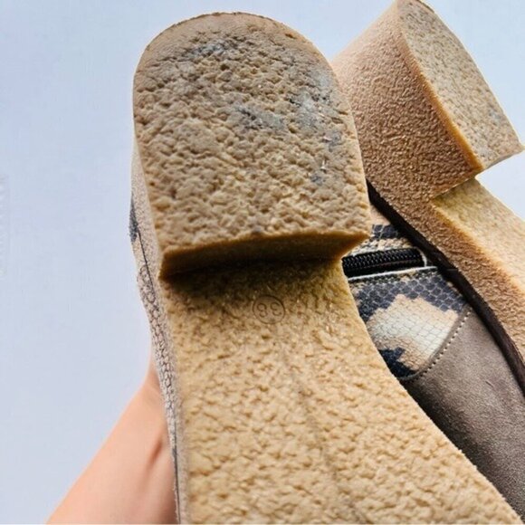 Casta Western Snake Skin Boots 38 - Picture 7 of 7